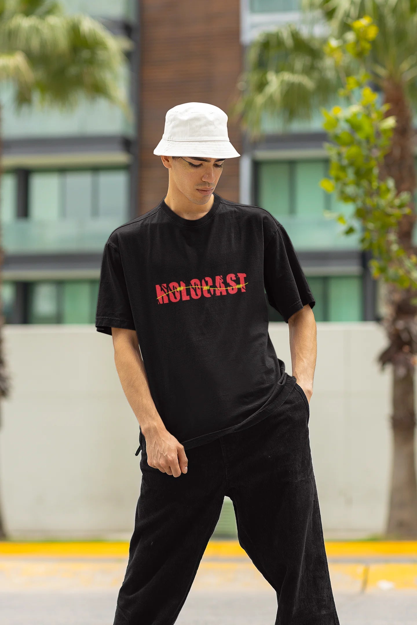 Holocast | Brutalism | Dropped Sleeve Unisex Tee