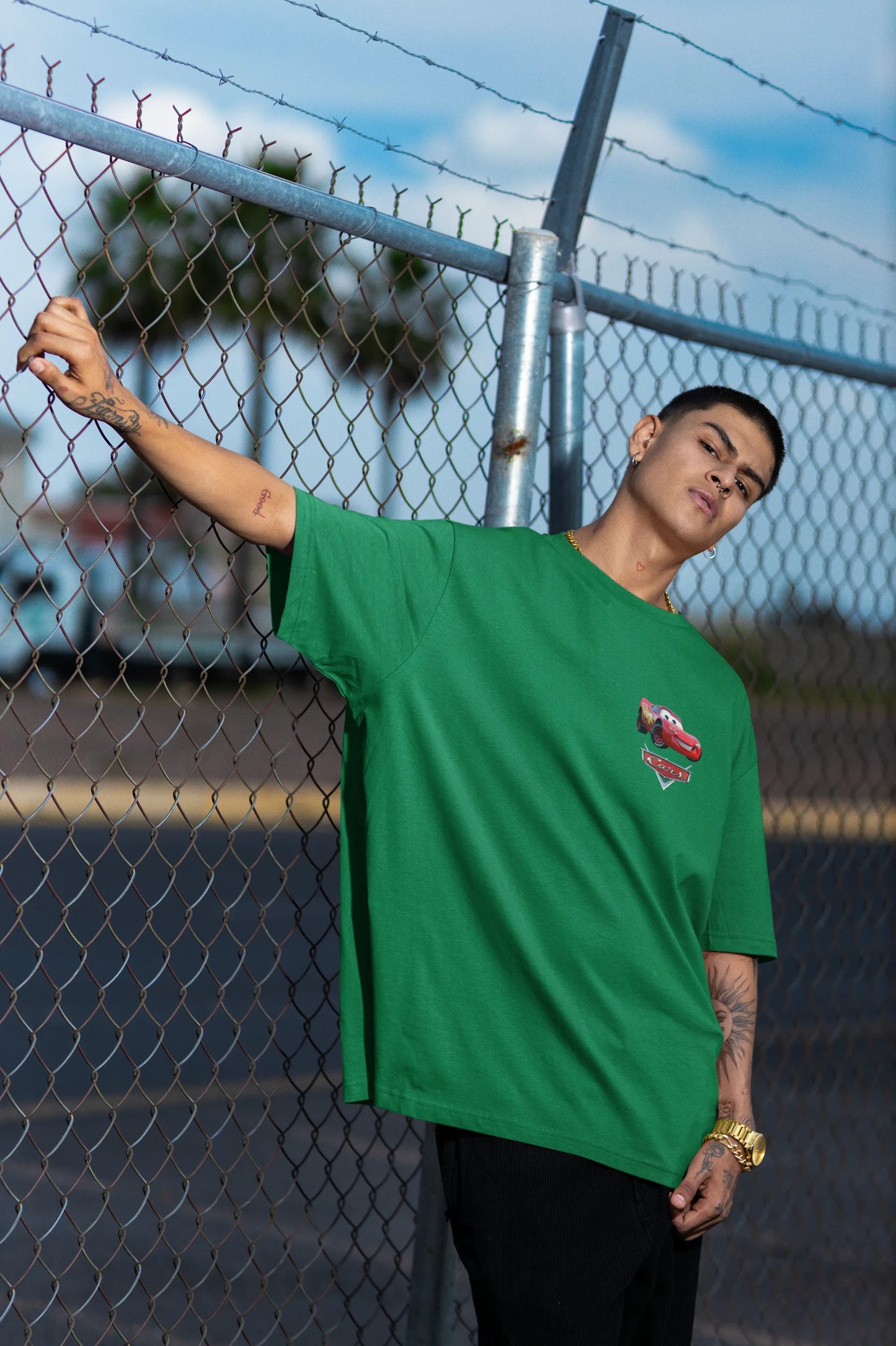 McQueen  | Super Cars | Dropped Sleeve Unisex Tee