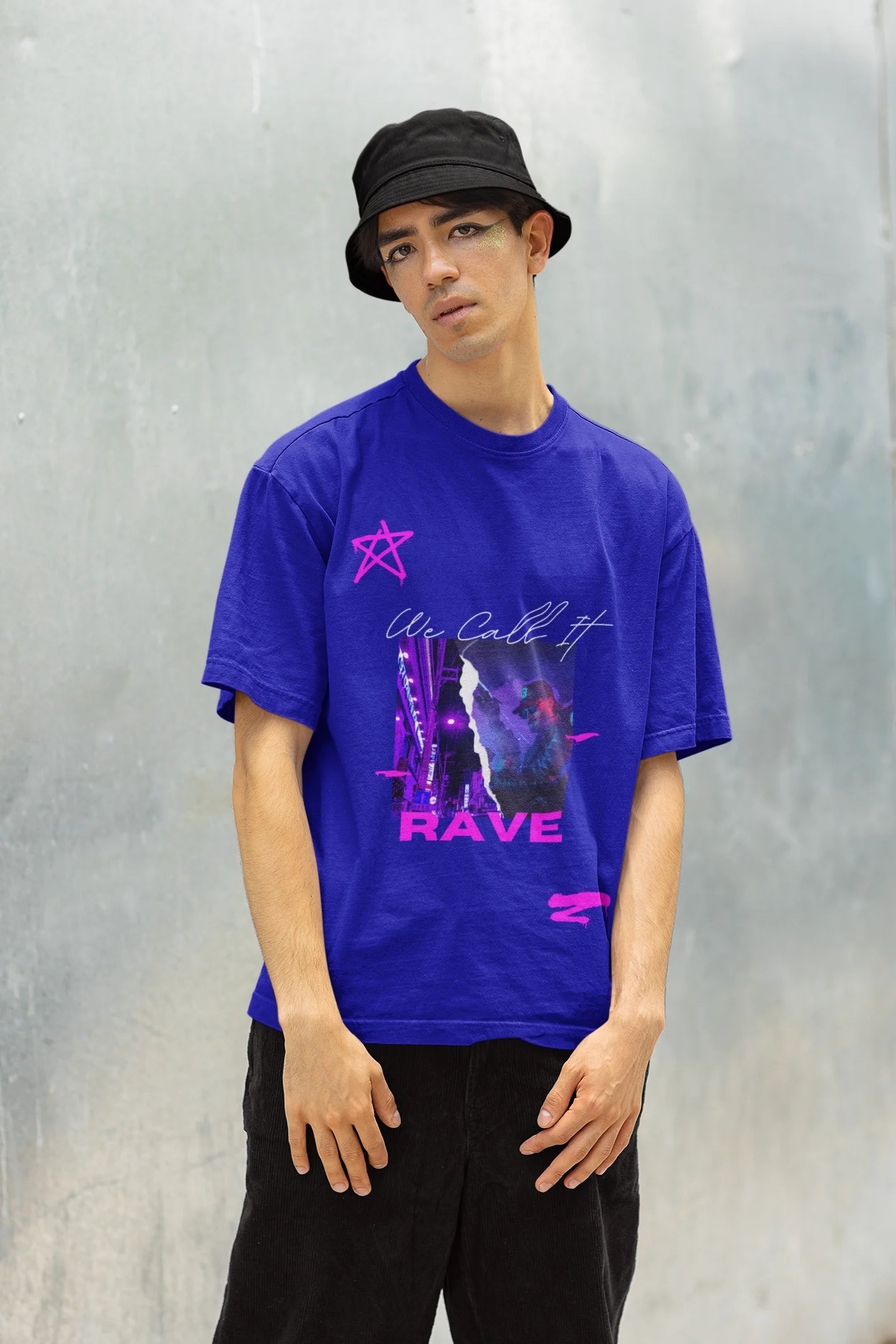 Call it rave | Techno Rave | Dropped Sleeve Unisex T-Shirt