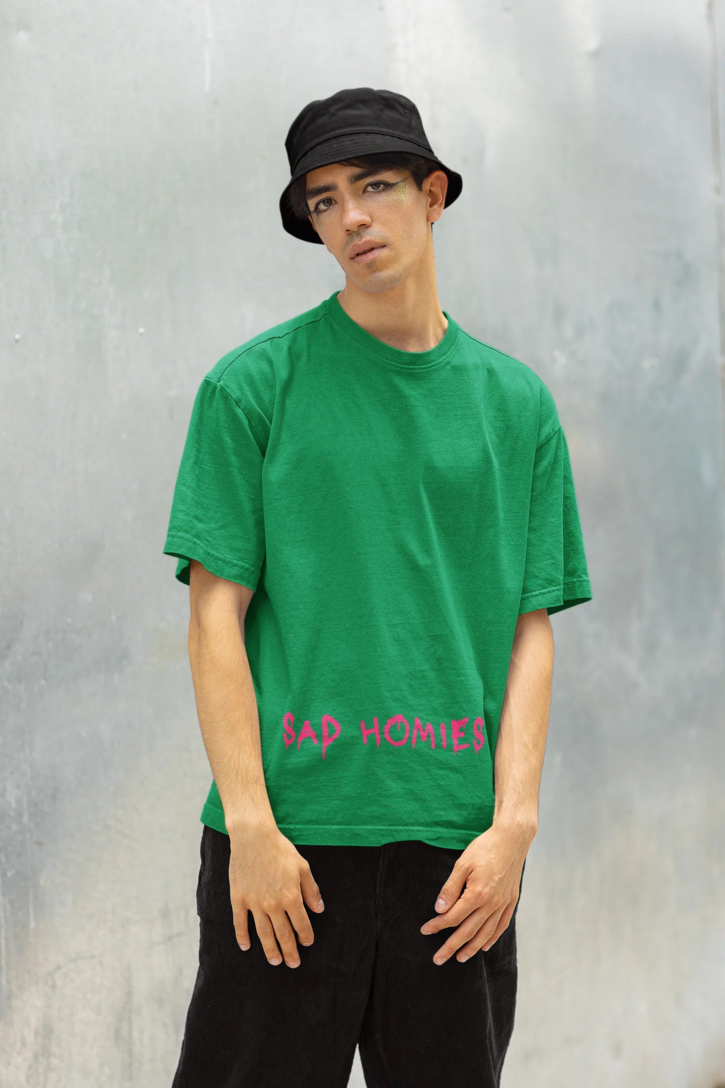 Sad Homies | Techno Rave | Dropped Sleeve Unisex T-Shirt