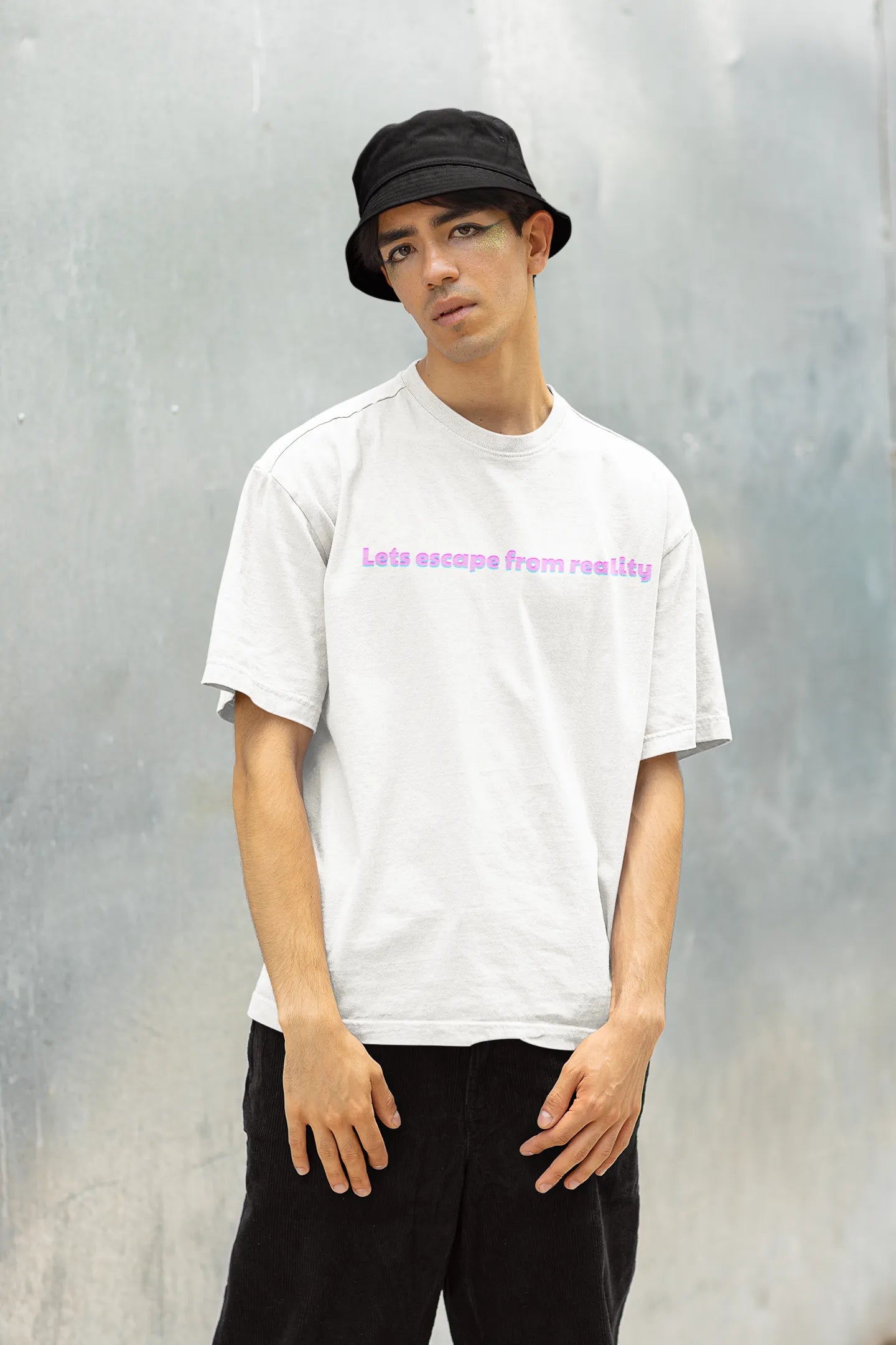 Escape from reality | Techno Rave | Dropped Sleeve Unisex T-Shirt