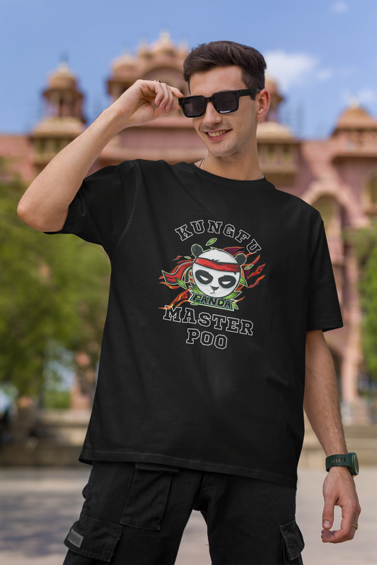 Master Poo | Kung Fu Panda | Dropped Sleeve Unisex Tee