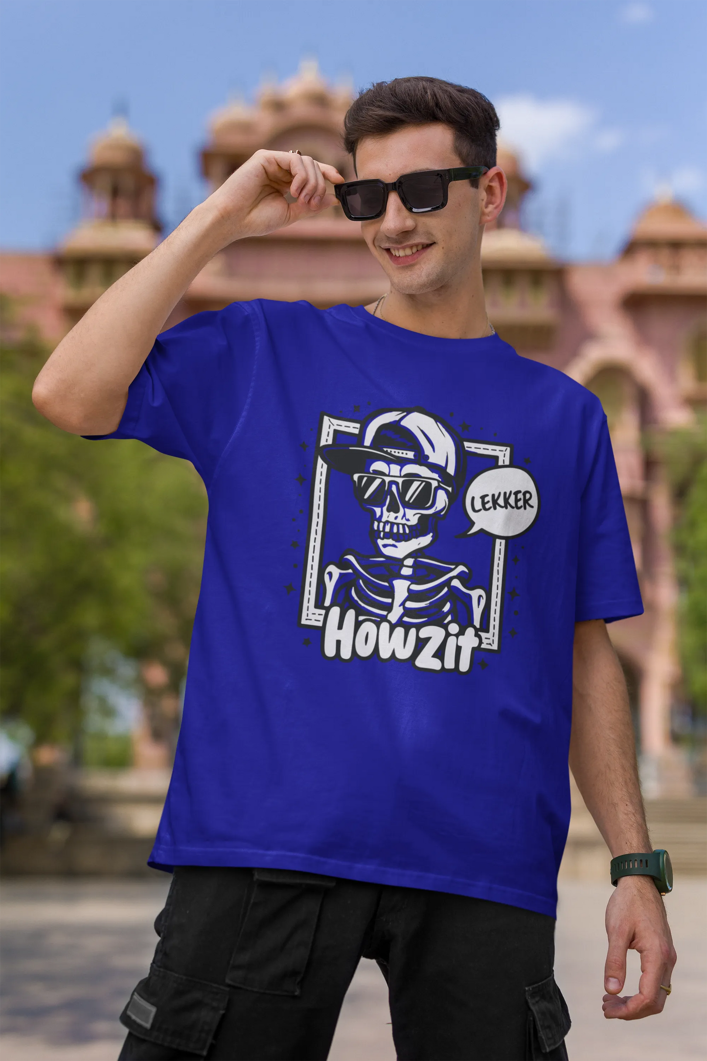 Lekkar | Techno Rave | Dropped Sleeve Unisex T-Shirt