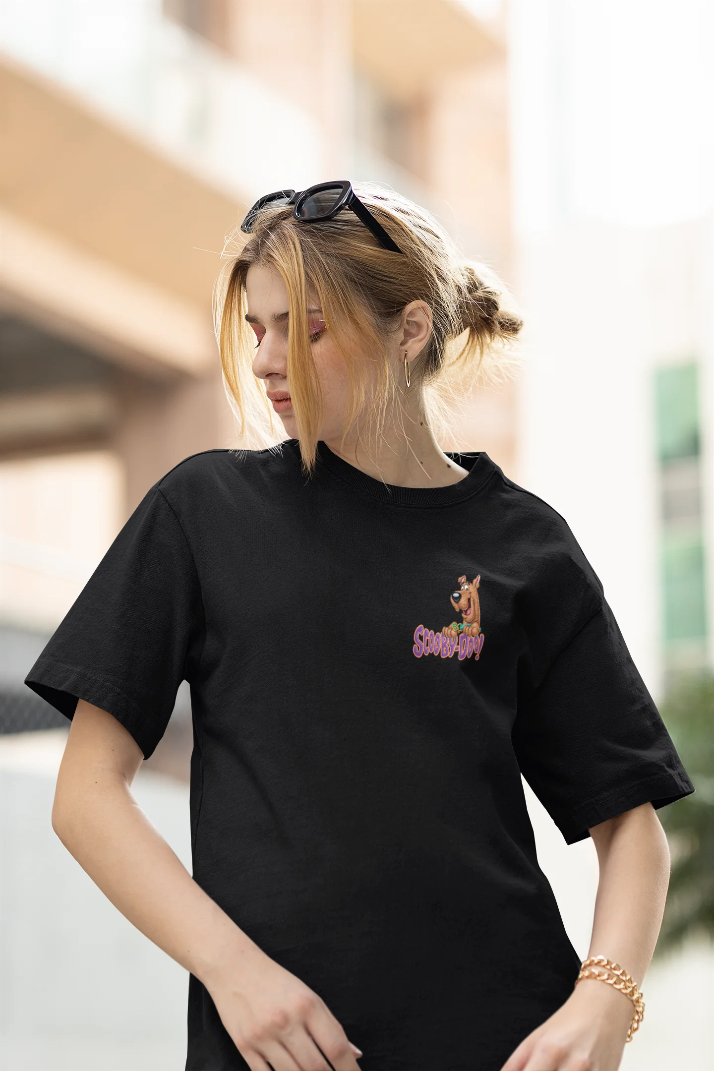 Cute Scooby | Disney | Dropped Sleeve Unisex Tee