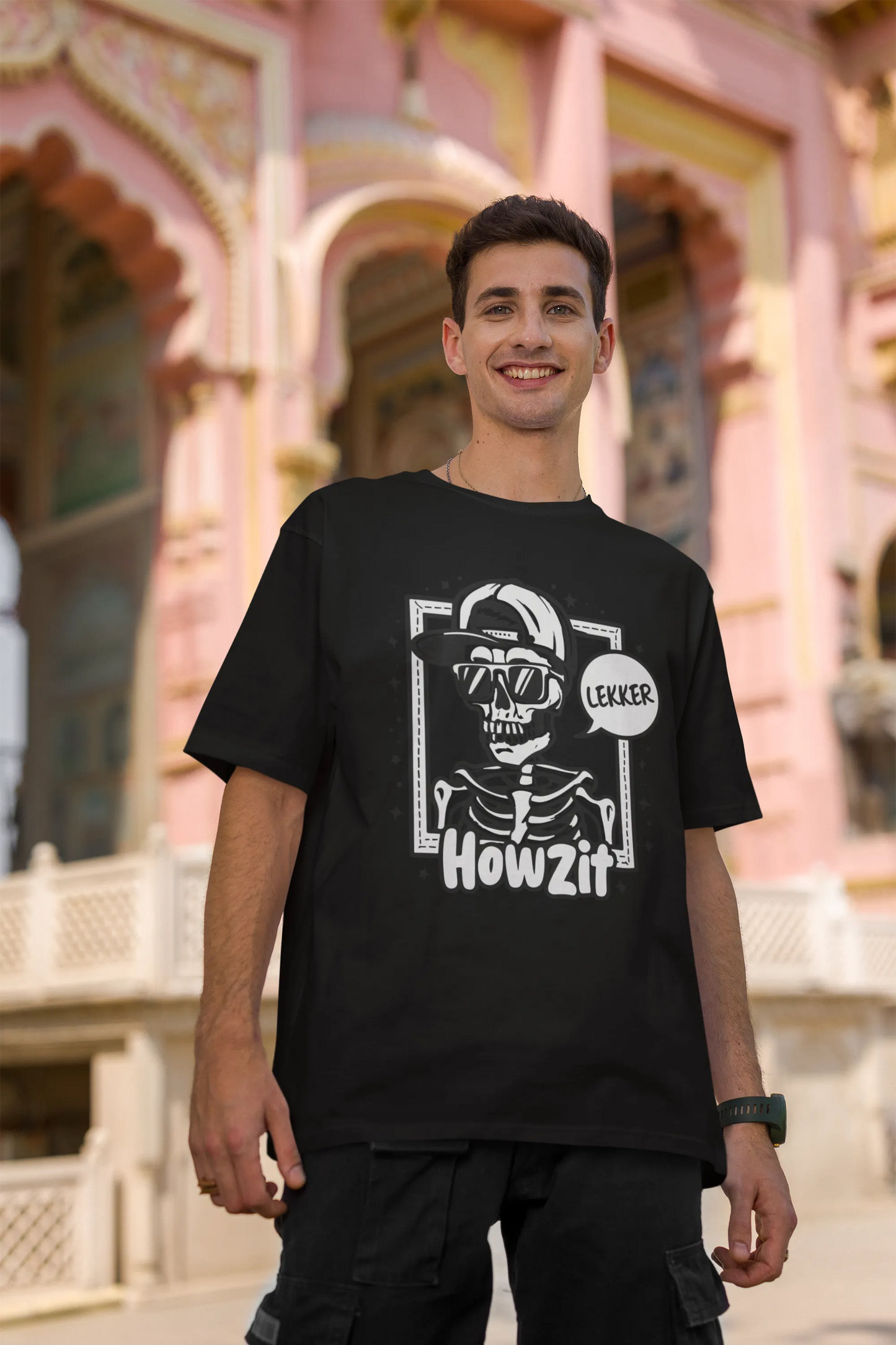 Lekkar | Techno Rave | Dropped Sleeve Unisex T-Shirt