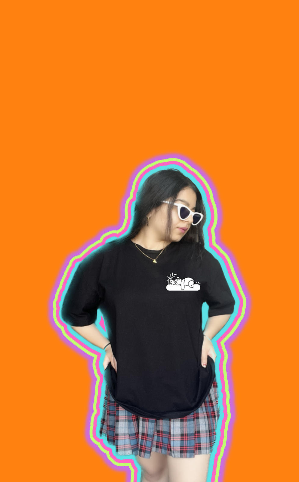 Lazy Bear | Dropped Sleeve Unisex Tee