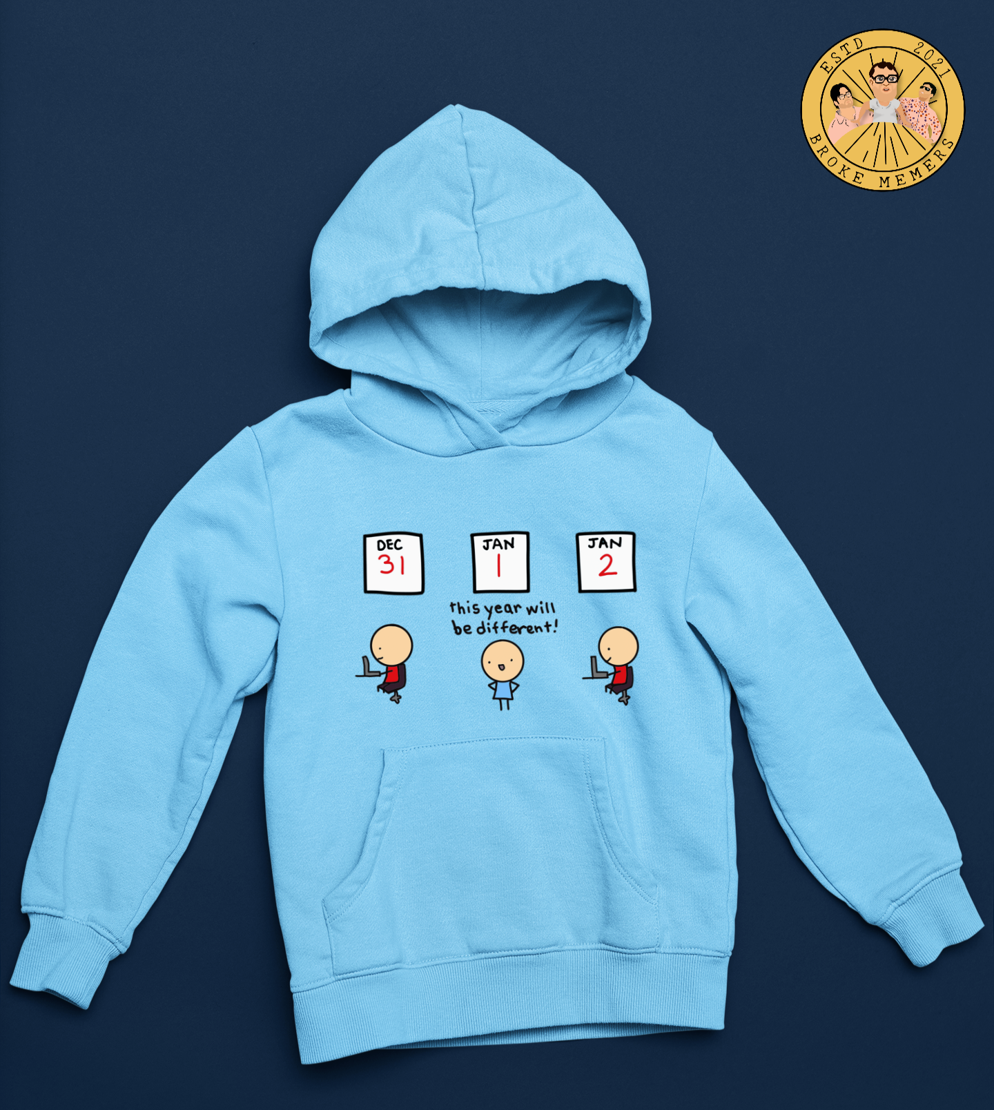 This year will be different | Premium Unisex Winter Hoodie