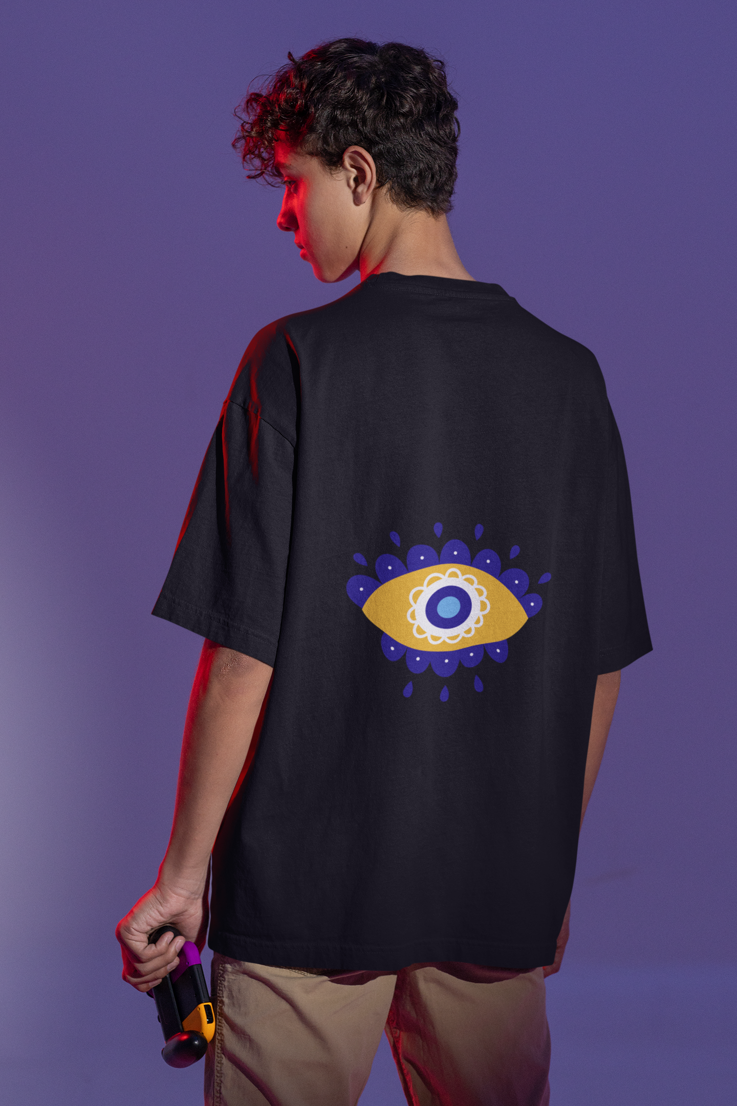Evil Eyes | Dropped Sleeve Unisex Tee