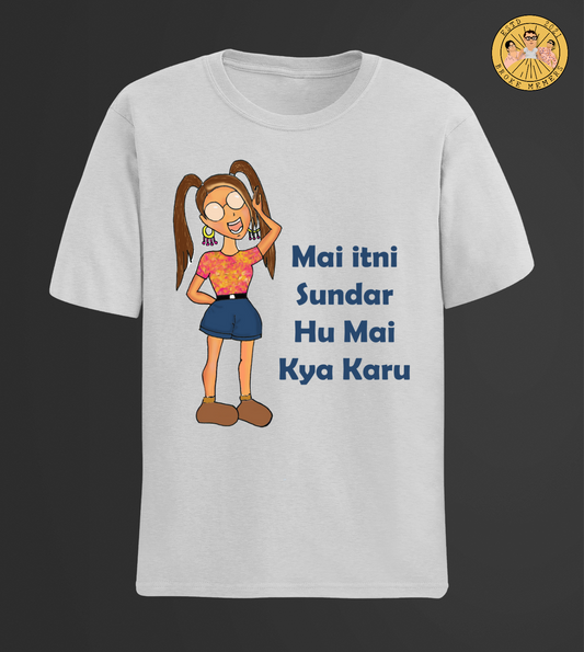 Mai Inti Sundar Hoon | Premium Half Sleeve Unisex T-Shirt
