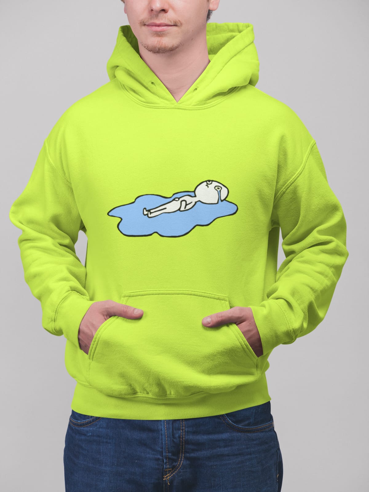 Leave me alone please | Premium Unisex Winter Hoodie