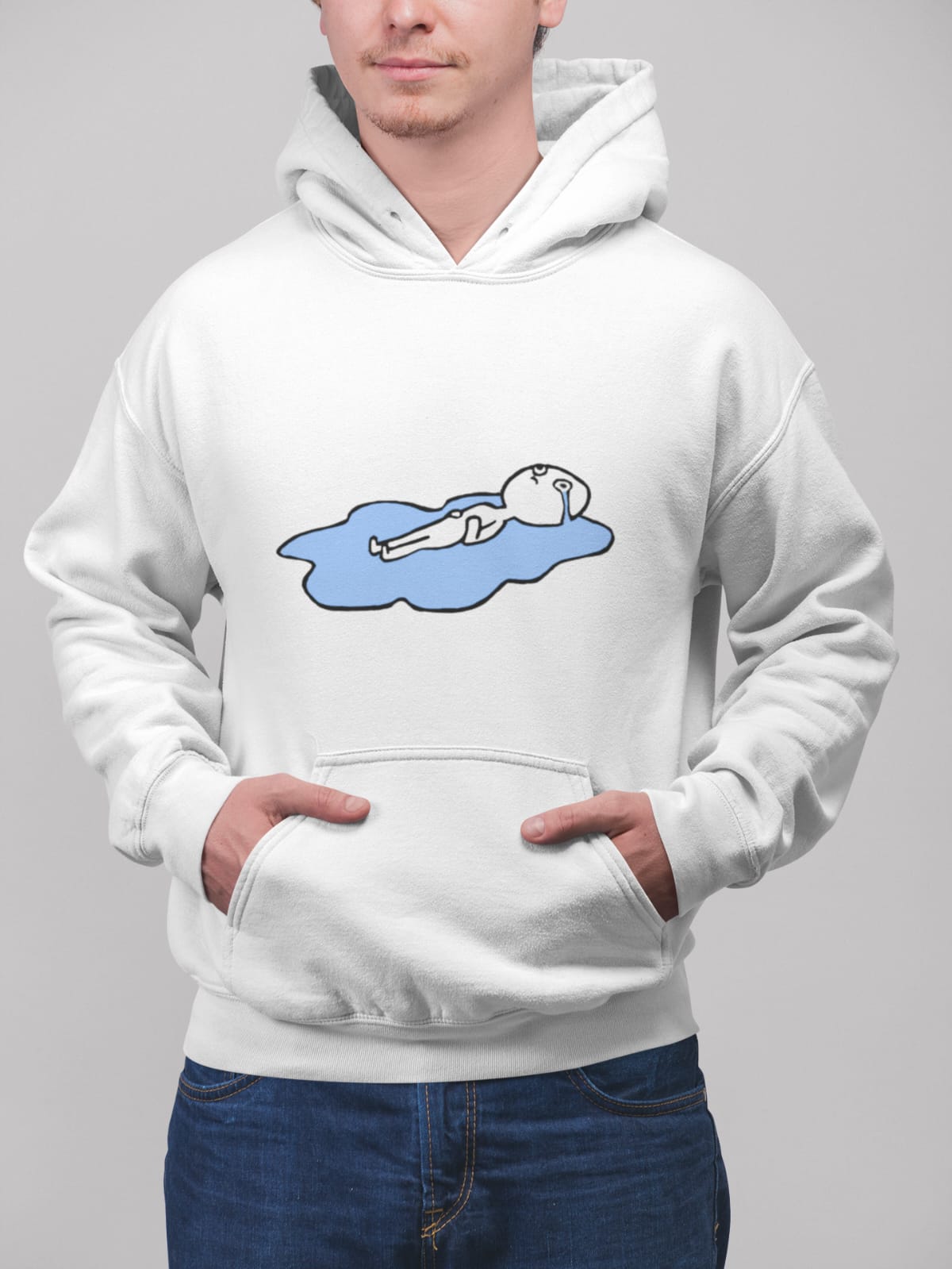 Leave me alone please | Premium Unisex Winter Hoodie