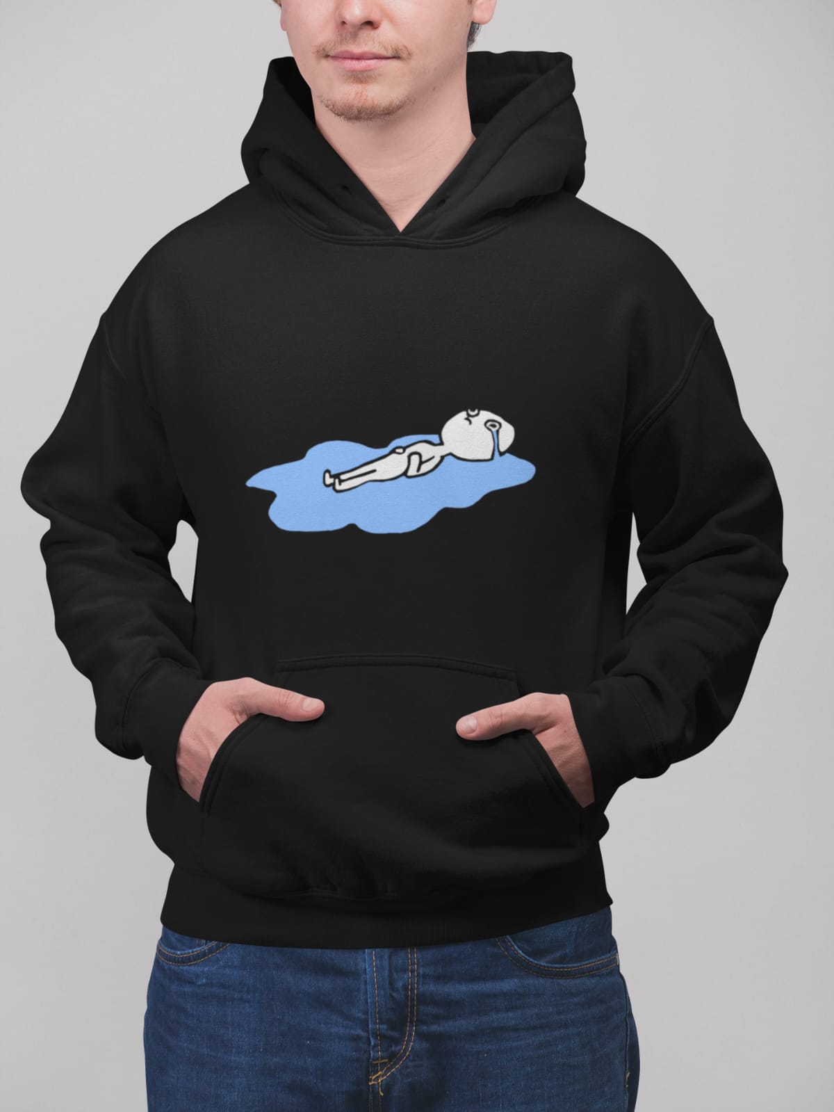 Leave me alone please | Premium Unisex Winter Hoodie