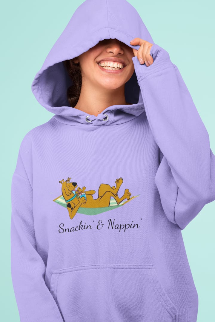 Snackin and Nappin | Premium Unisex Winter Hoodie