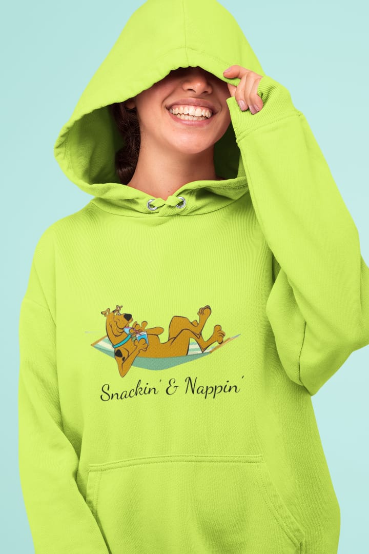 Snackin and Nappin | Premium Unisex Winter Hoodie