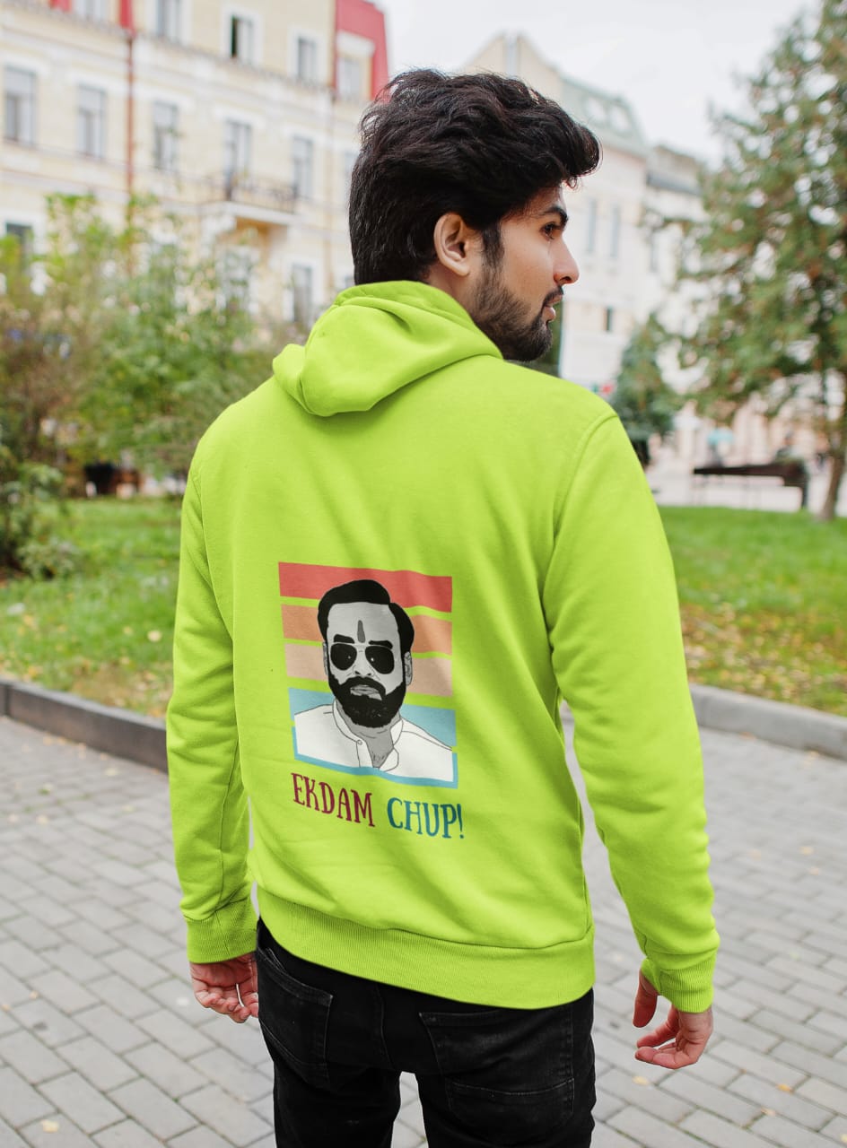 Ek dam chup | Premium Unisex Winter Hoodie
