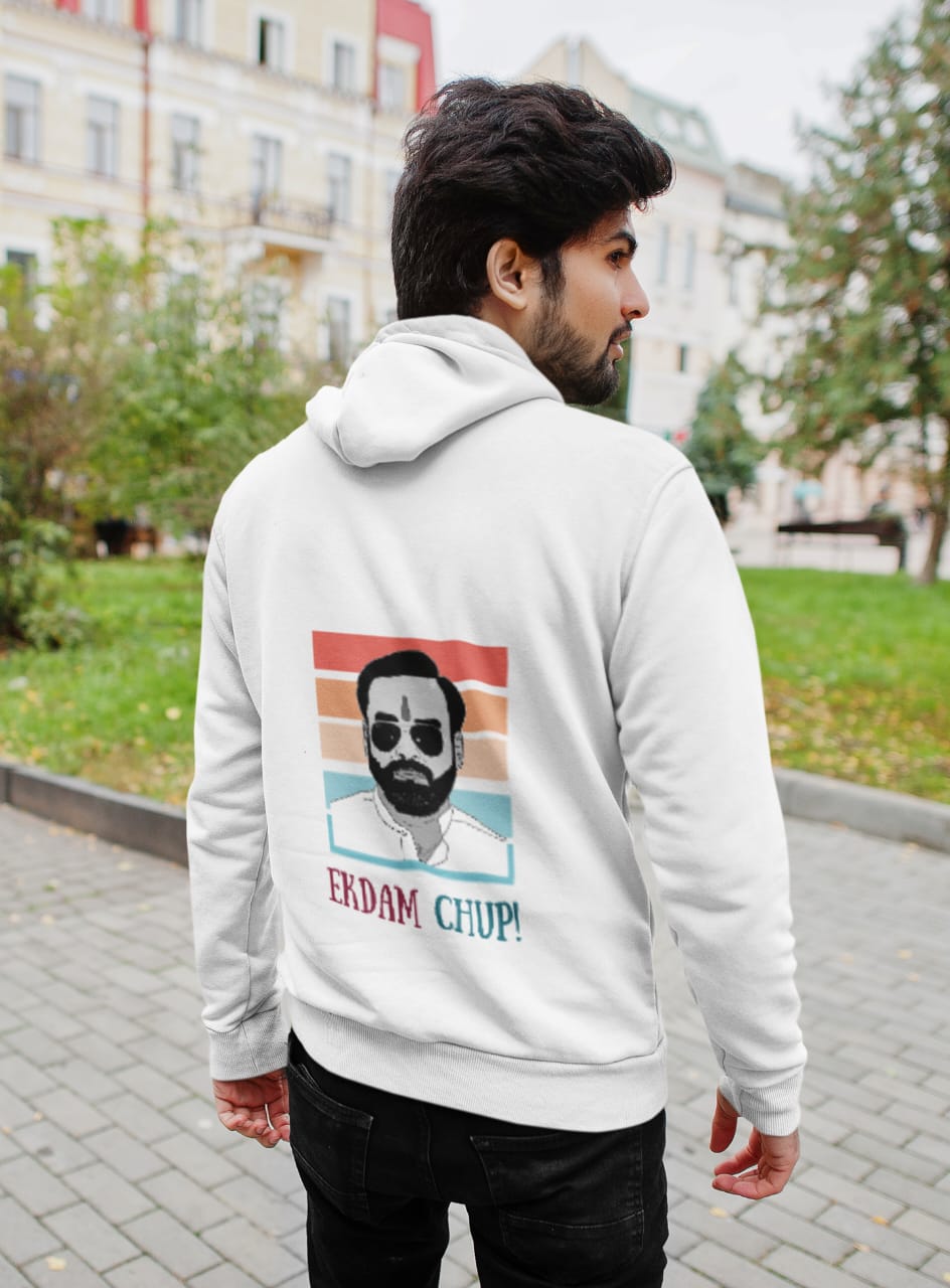 Ek dam chup | Premium Unisex Winter Hoodie