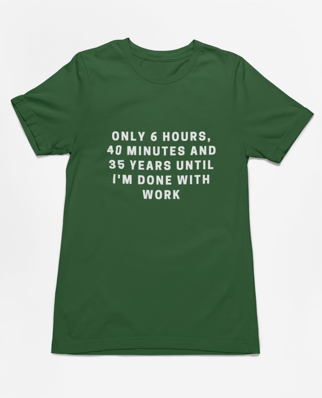 Done with work | Premium Half Sleeve Unisex T-Shirt