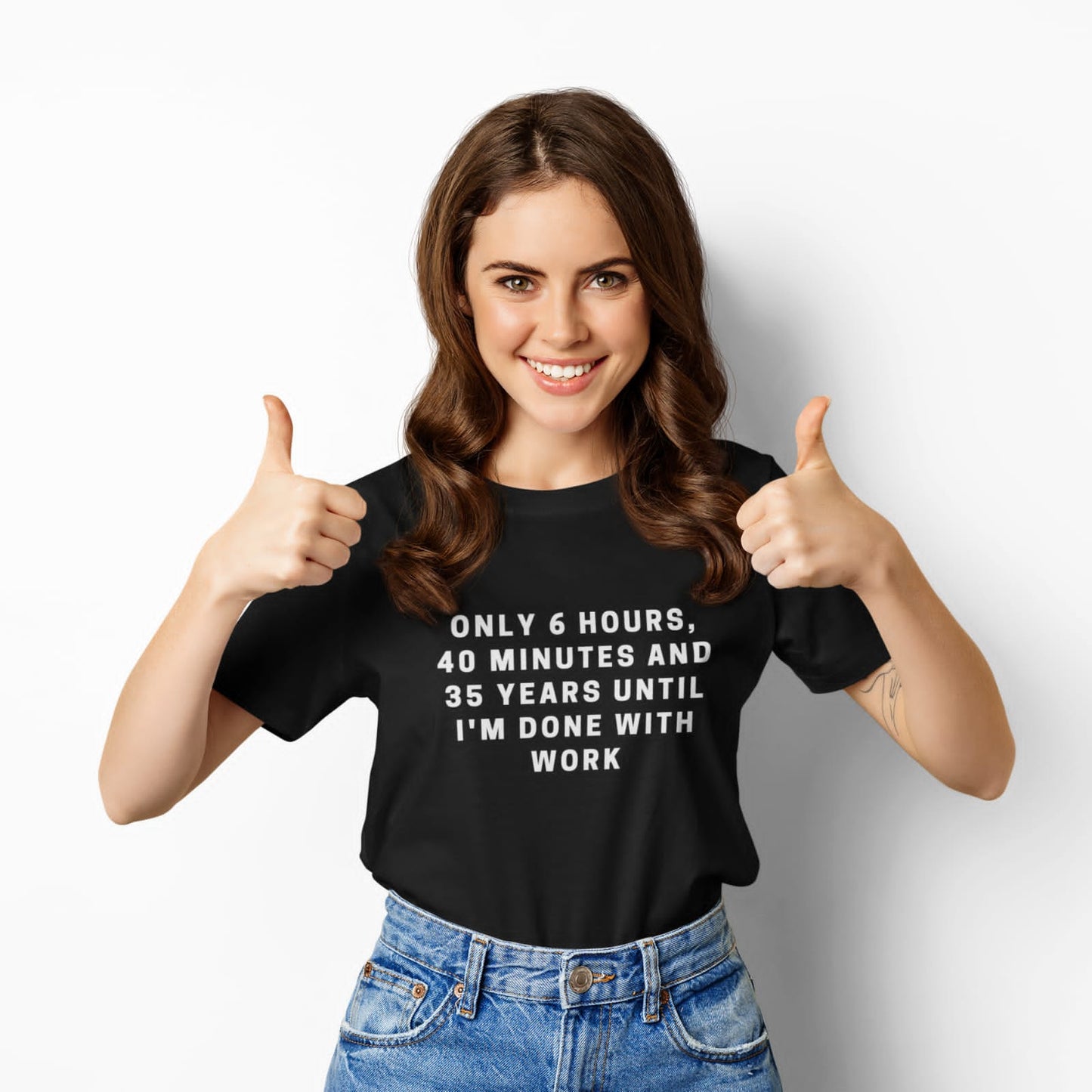 Done with work | Premium Half Sleeve Unisex T-Shirt