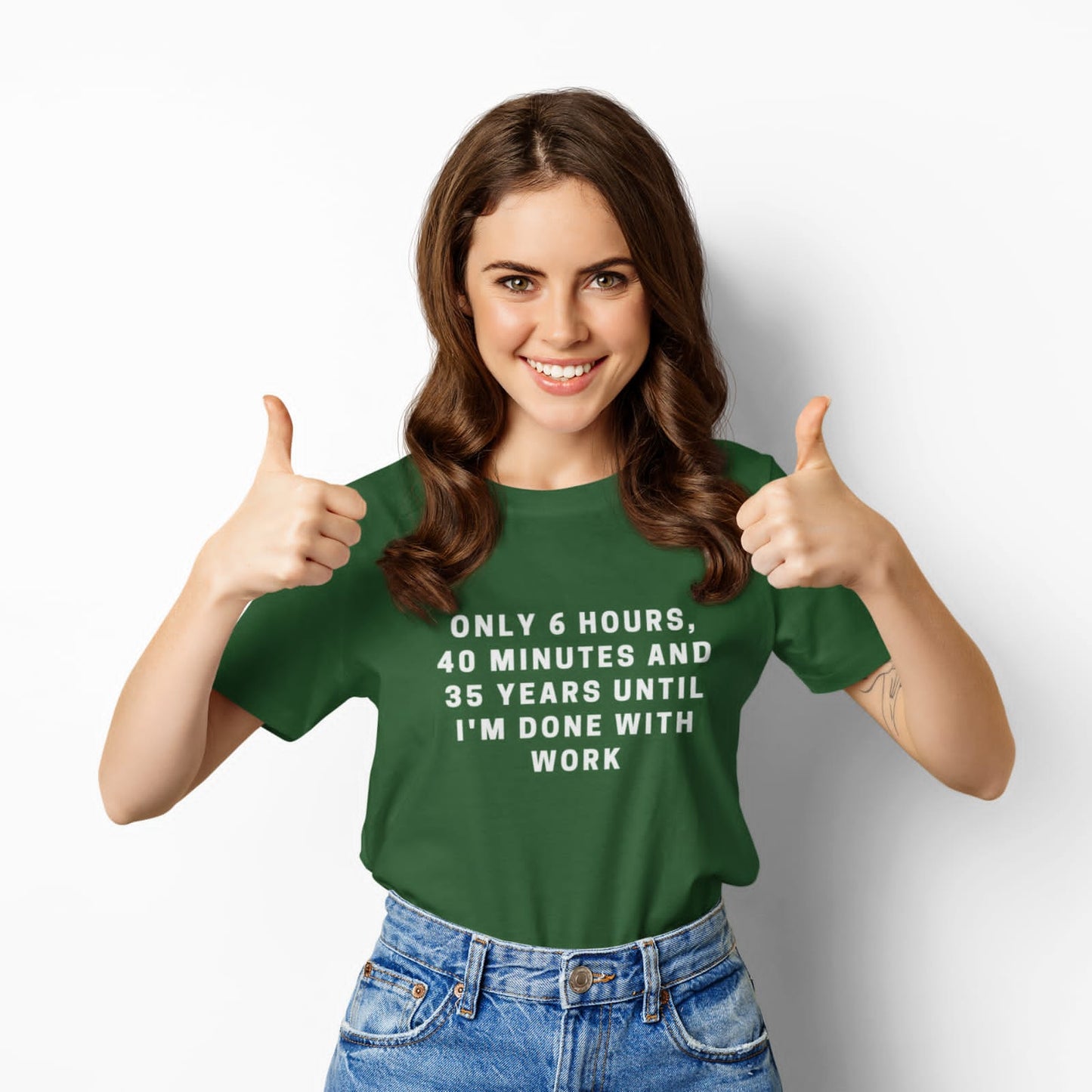 Done with work | Premium Half Sleeve Unisex T-Shirt