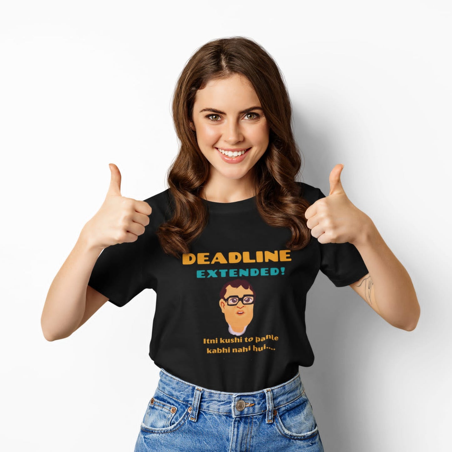 Deadline extended khushi | Premium Half Sleeve Unisex T-Shirt