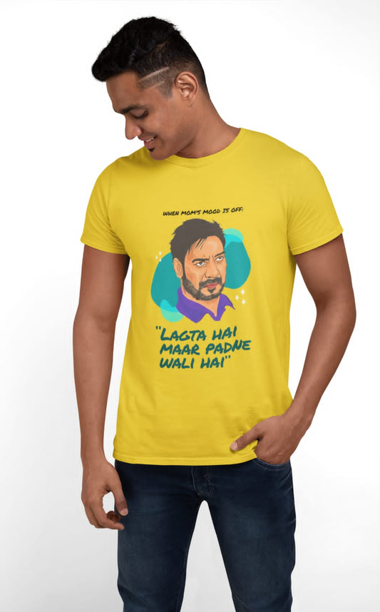 When mom's mood is off | Half Sleeve Unisex T-Shirt