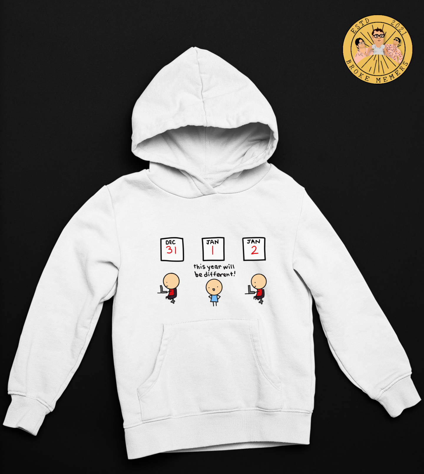 This year will be different | Premium Unisex Winter Hoodie