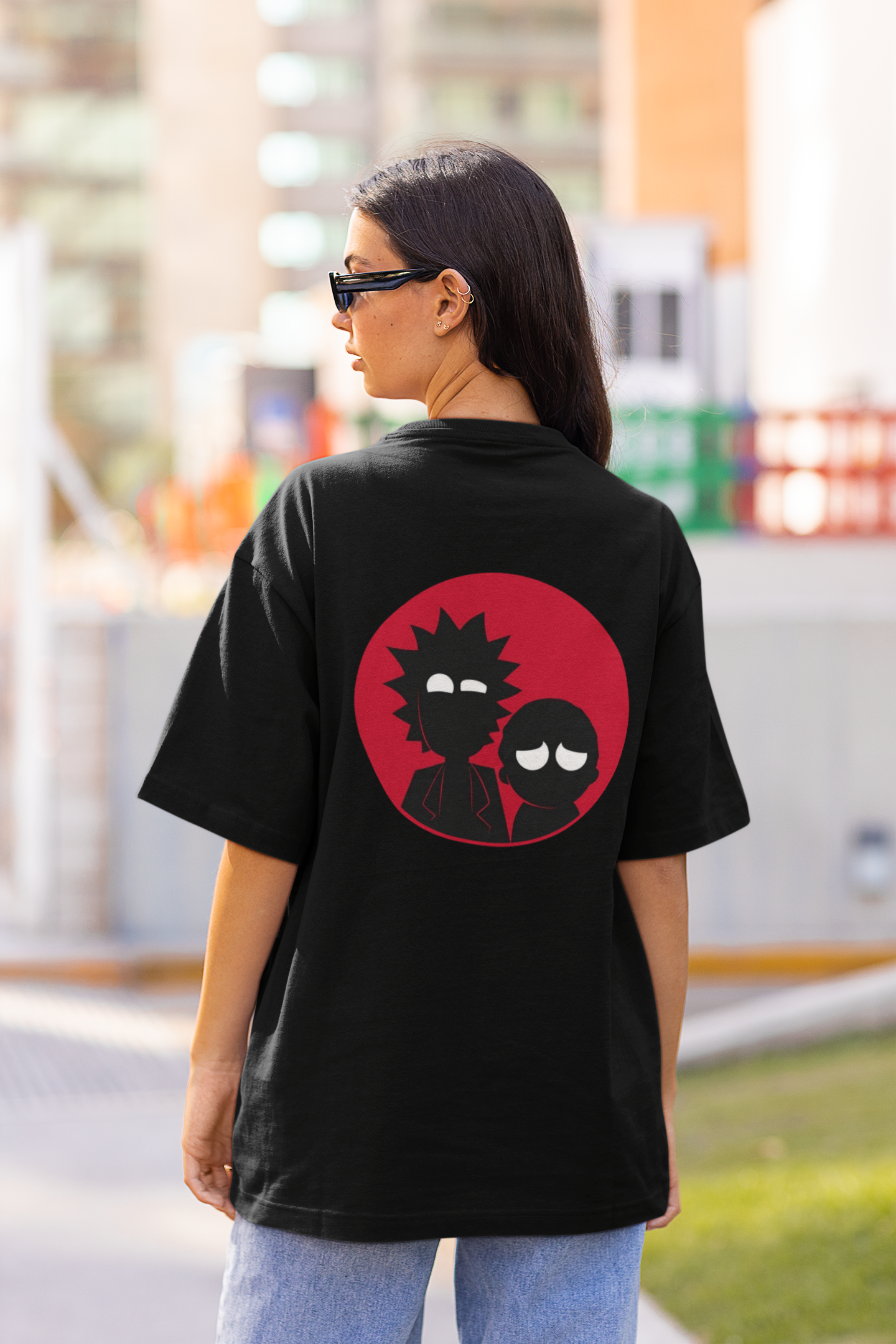 Rick and Morty | Dropped Sleeve Unisex Tee