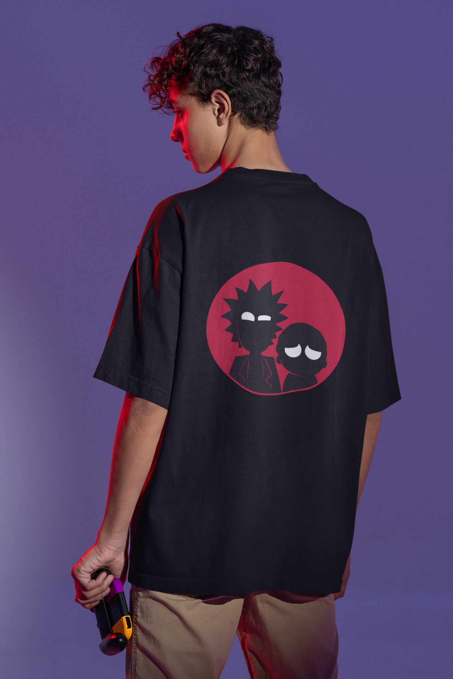 Rick and Morty | Dropped Sleeve Unisex Tee