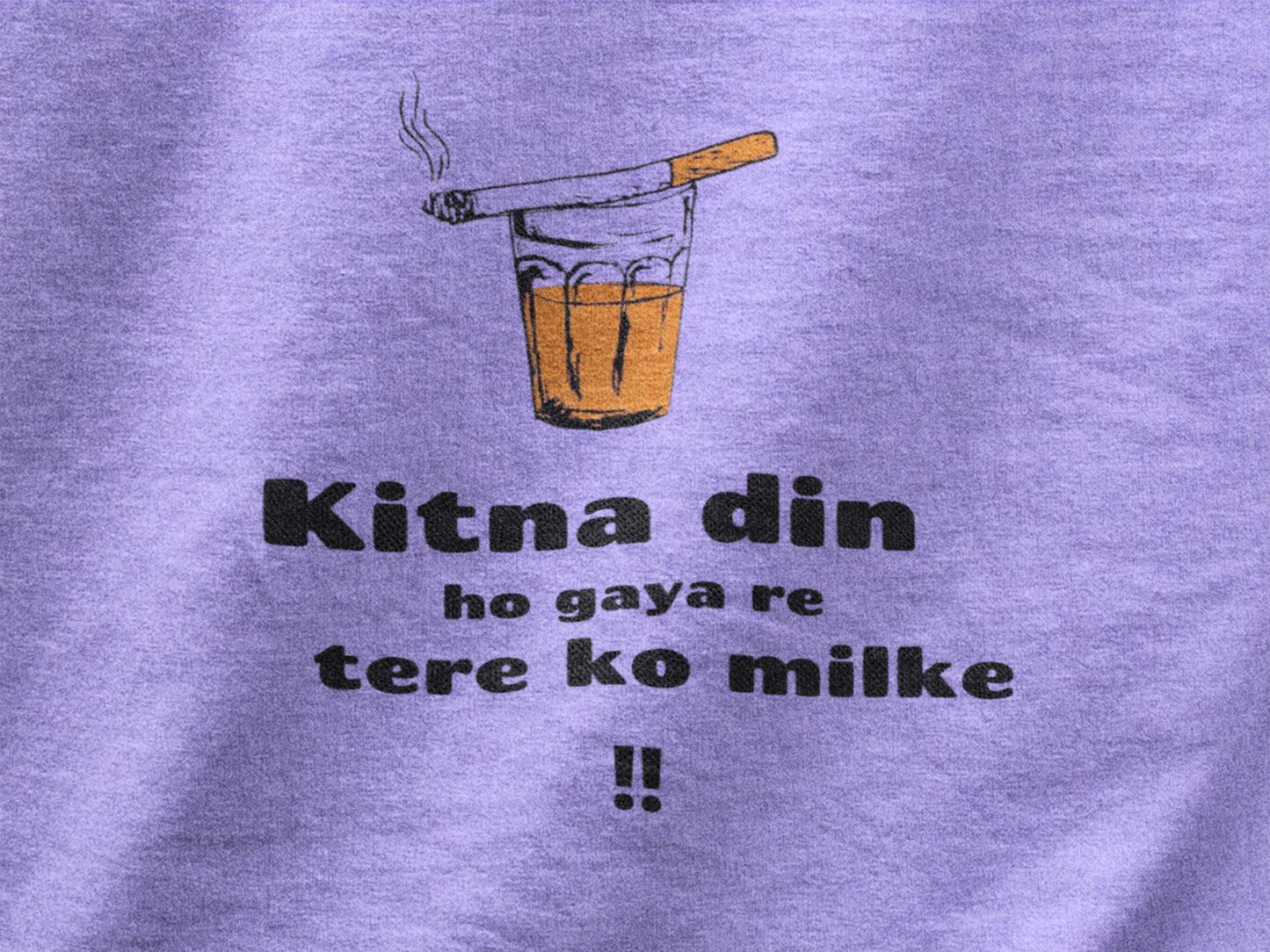 Kitne din ho gye tereko mile | Premium Unisex Winter Hoodie