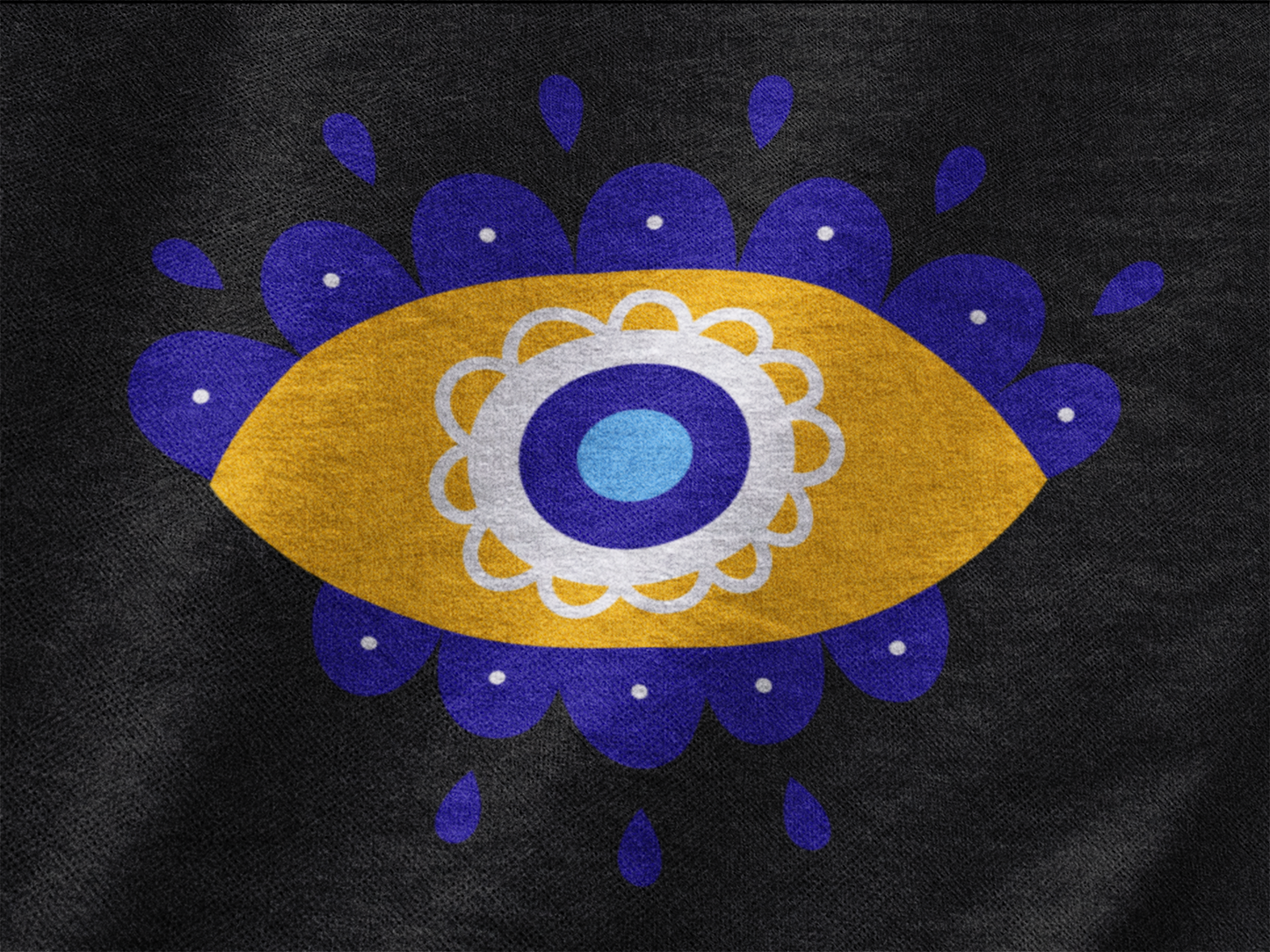 Evil Eyes | Dropped Sleeve Unisex Tee