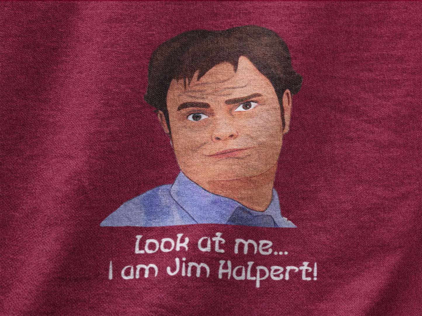 Look at me...I am Jim Halpert | Premium Unisex Winter Hoodie