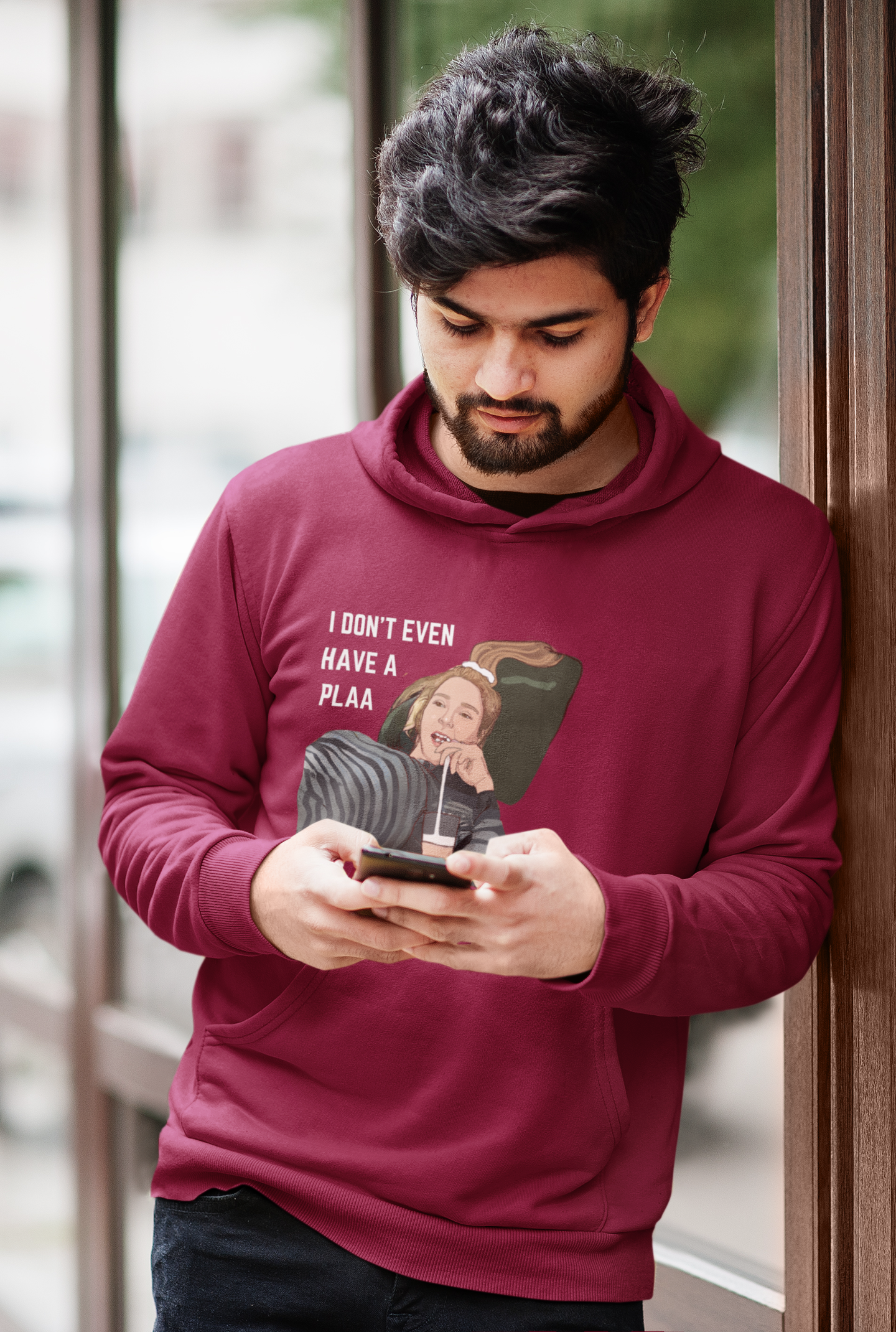I don't have a plaaa | Premium Unisex Winter Hoodie