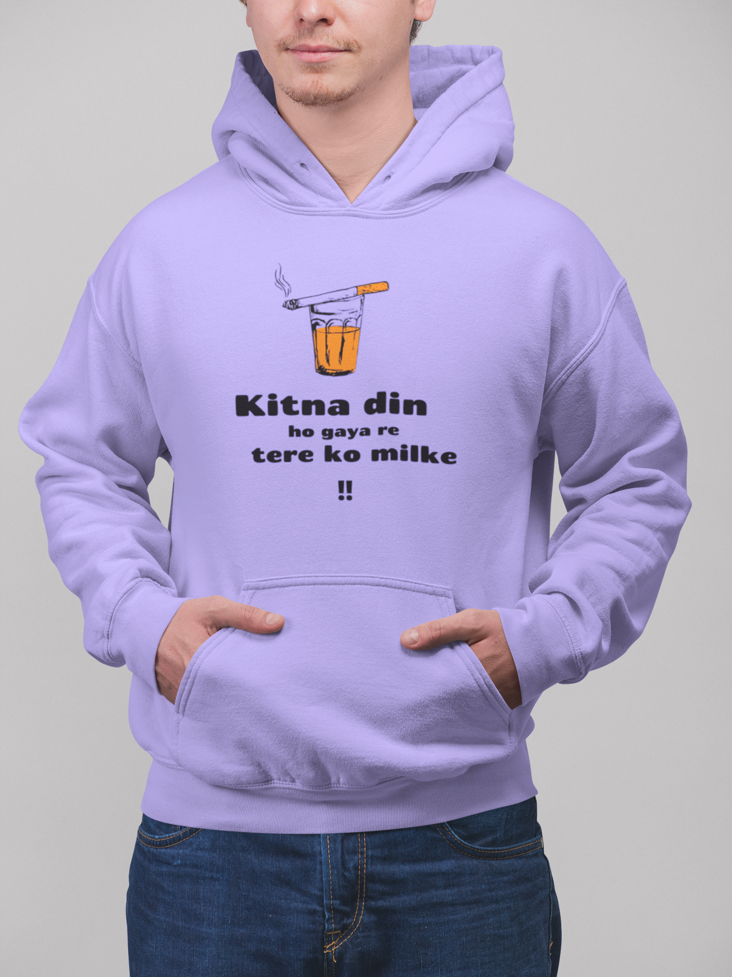 Kitne din ho gye tereko mile | Premium Unisex Winter Hoodie