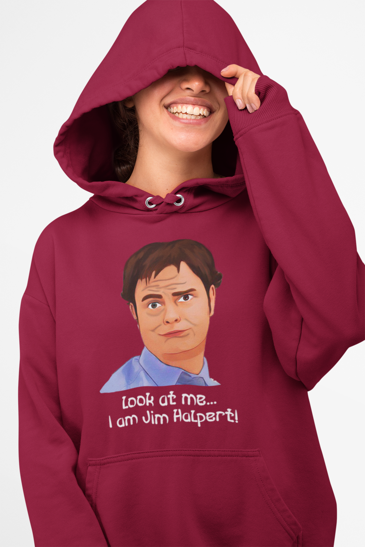 Look at me...I am Jim Halpert | Premium Unisex Winter Hoodie