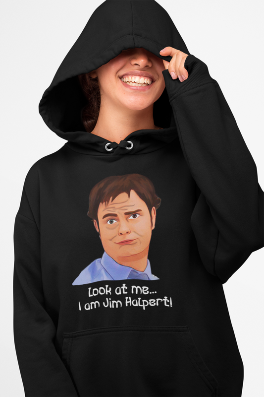 Look at me...I am Jim Halpert | Premium Unisex Winter Hoodie