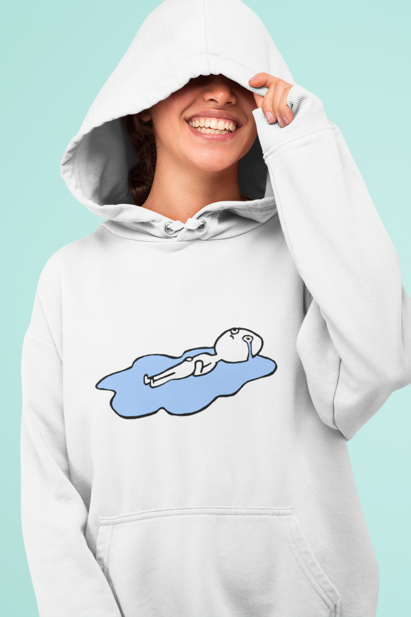 Leave me alone please | Premium Unisex Winter Hoodie