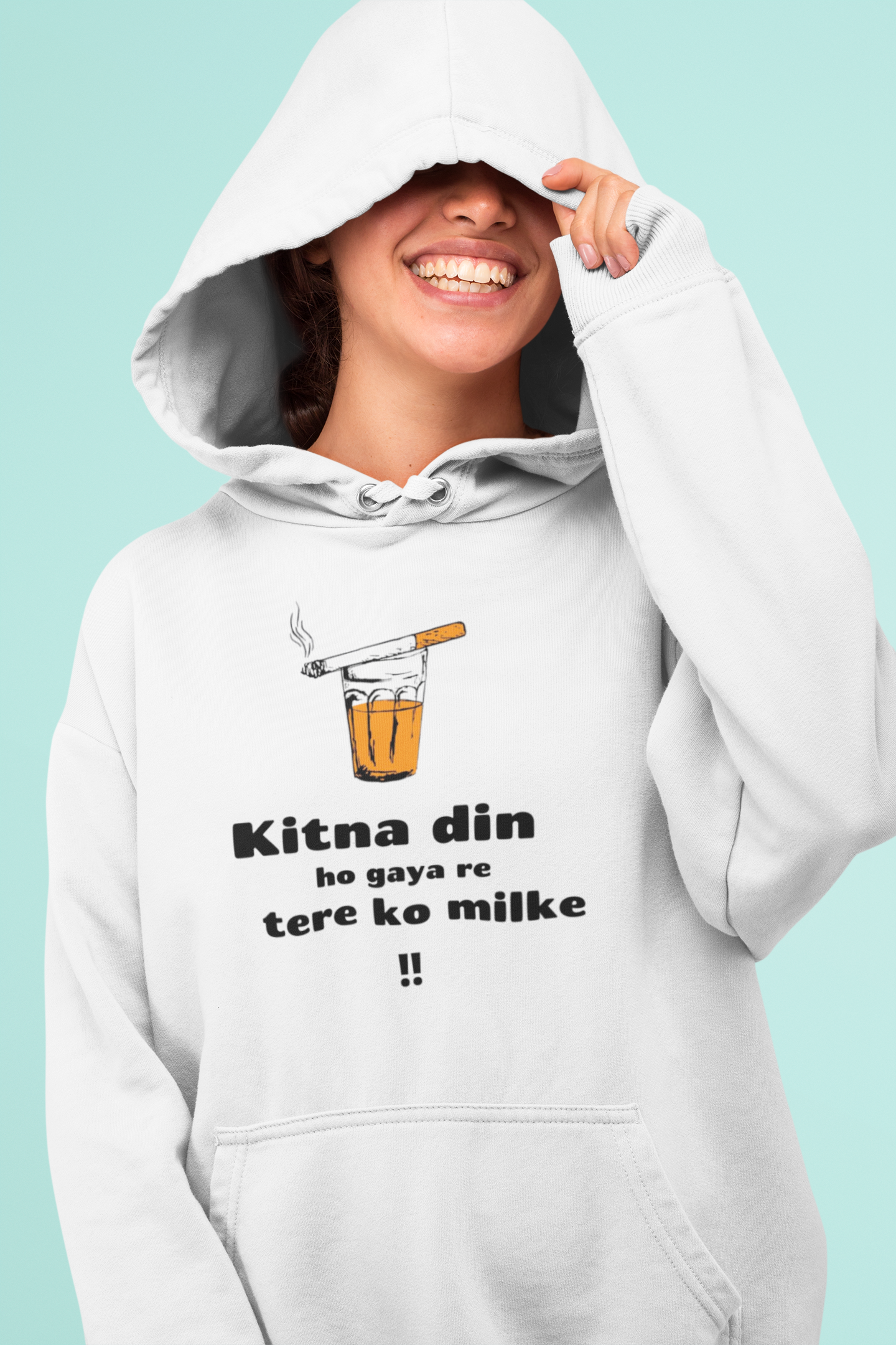 Kitne din ho gye tereko mile | Premium Unisex Winter Hoodie