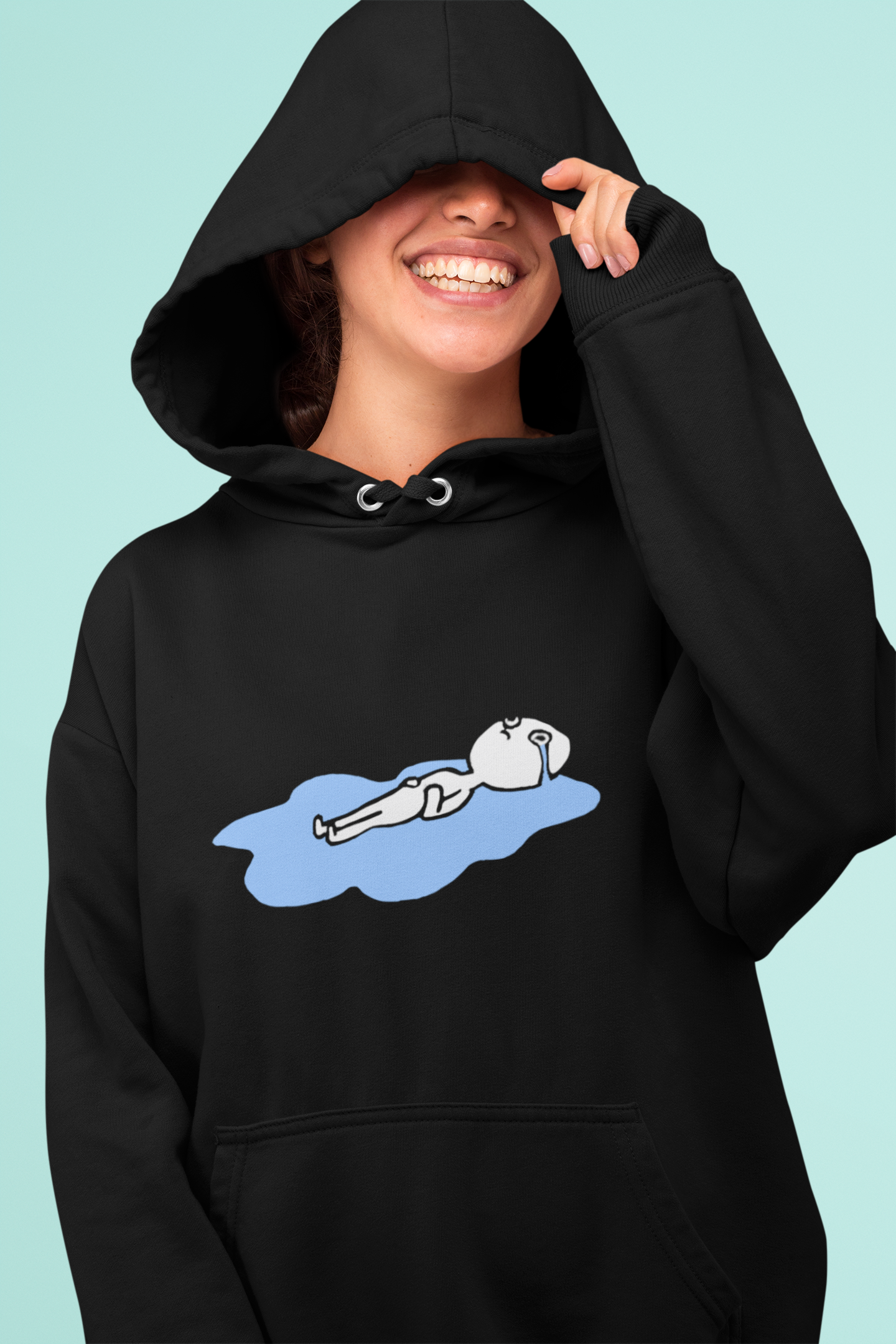 Leave me alone please | Premium Unisex Winter Hoodie