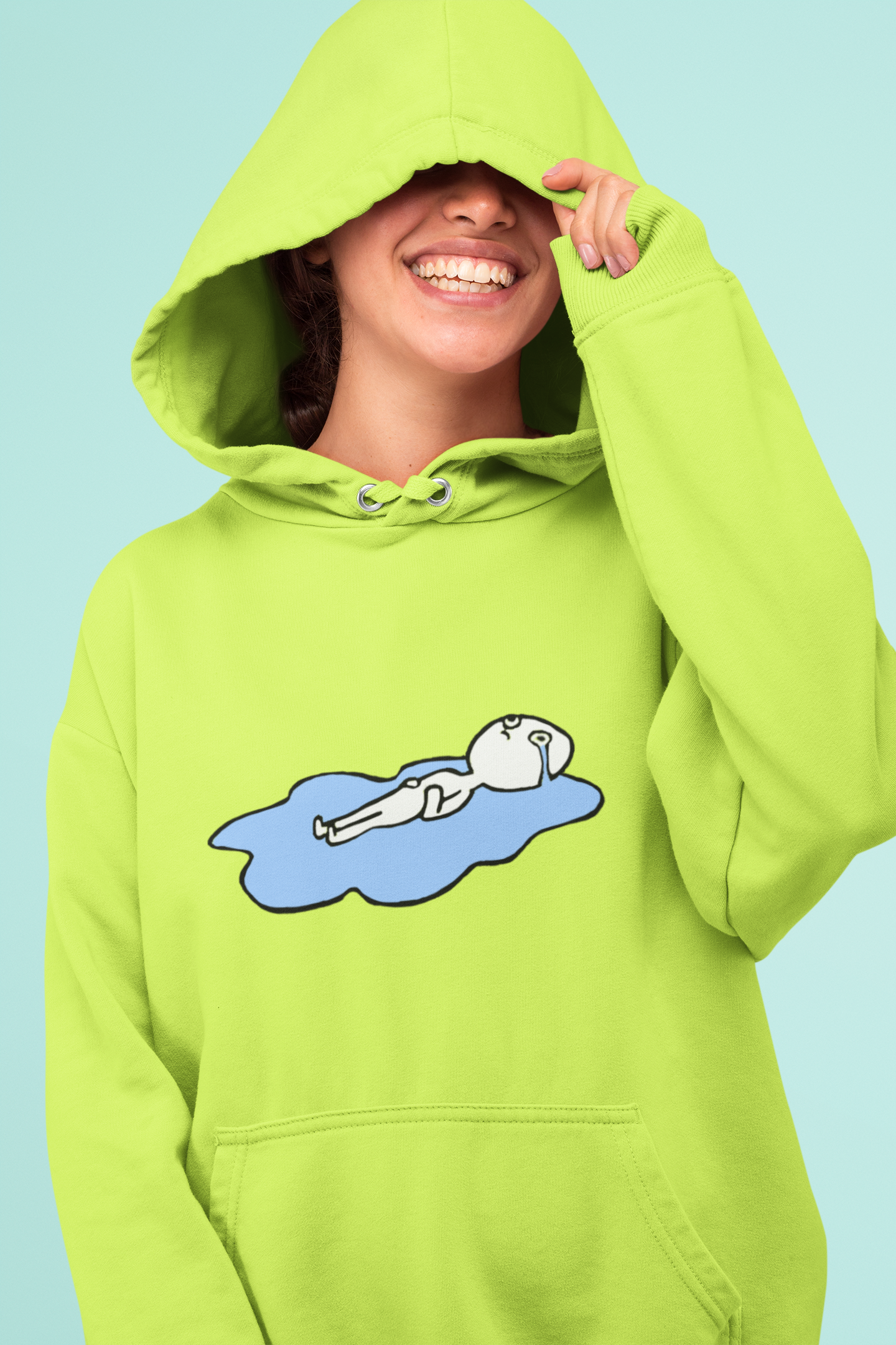 Leave me alone please | Premium Unisex Winter Hoodie