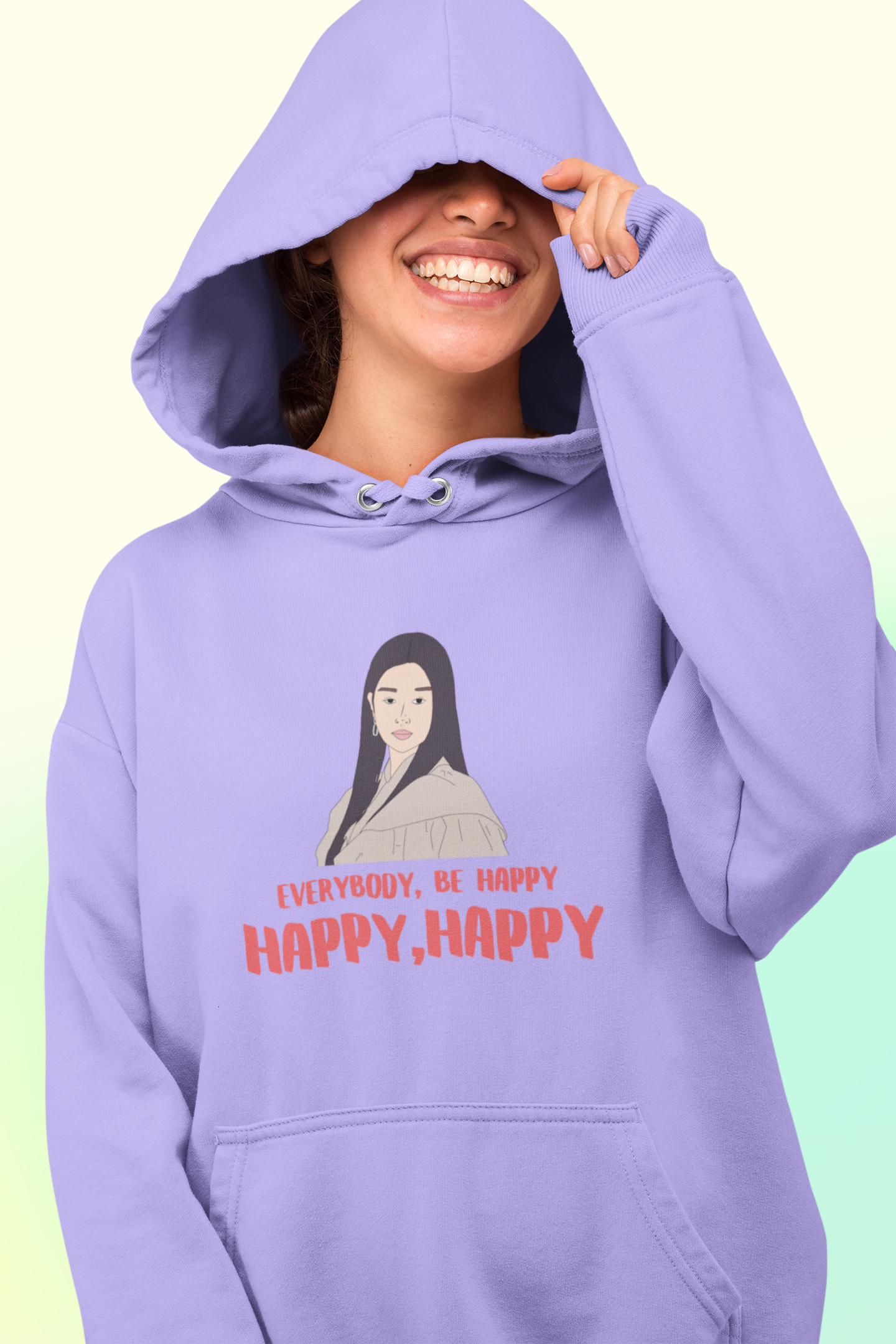 Everybody be Happy Happy | Premium Unisex Winter Hoodie