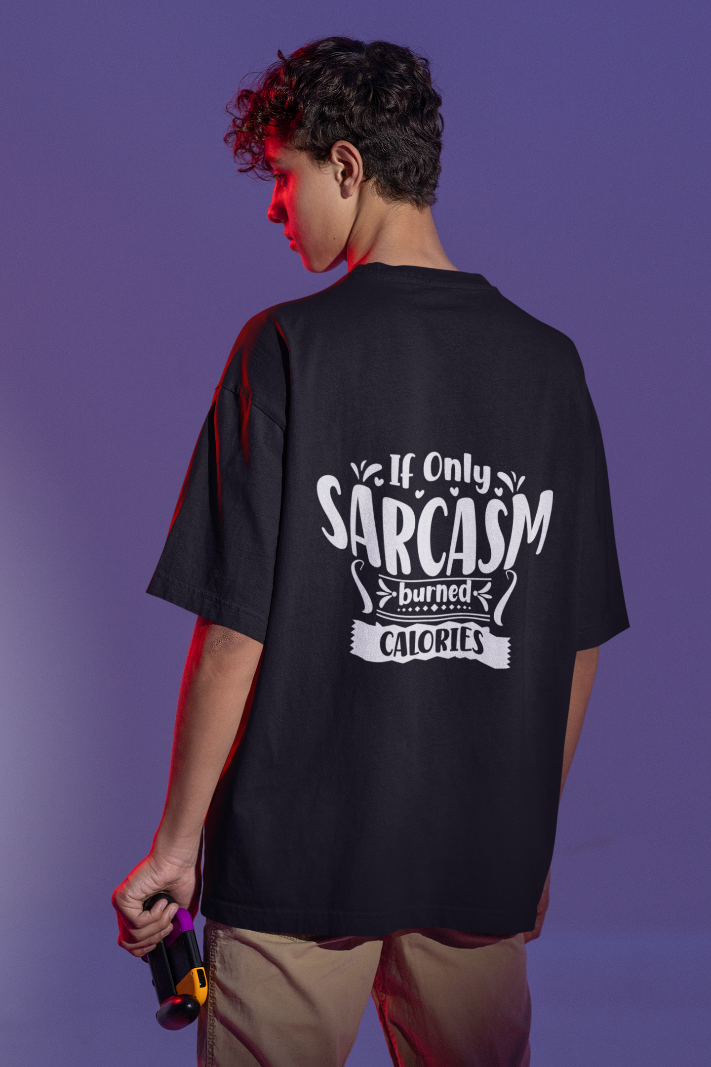 Sarcasm | Dropped Sleeve Unisex Tee