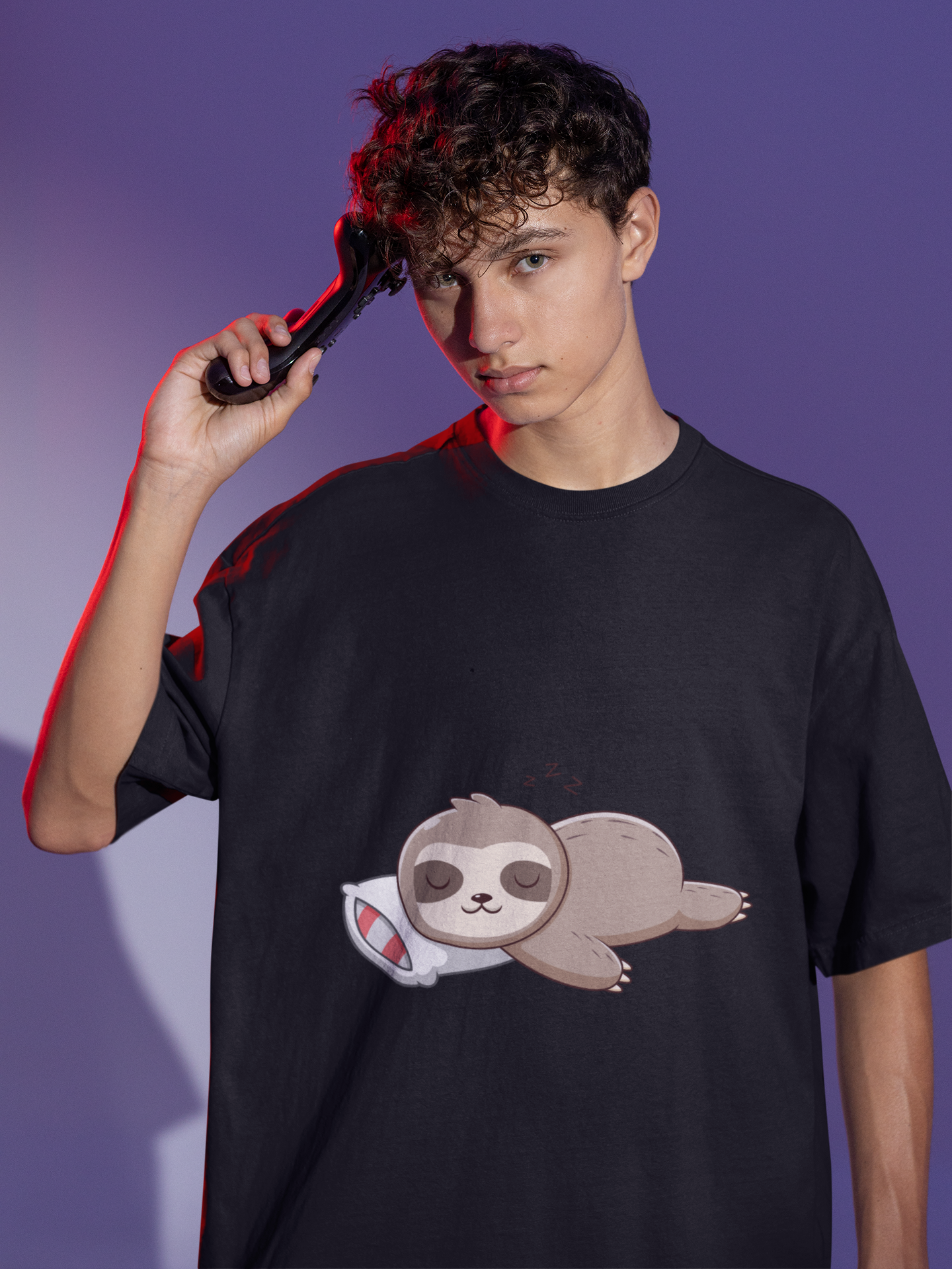 Sleepy koala | Dropped Sleeve Unisex T-Shirt