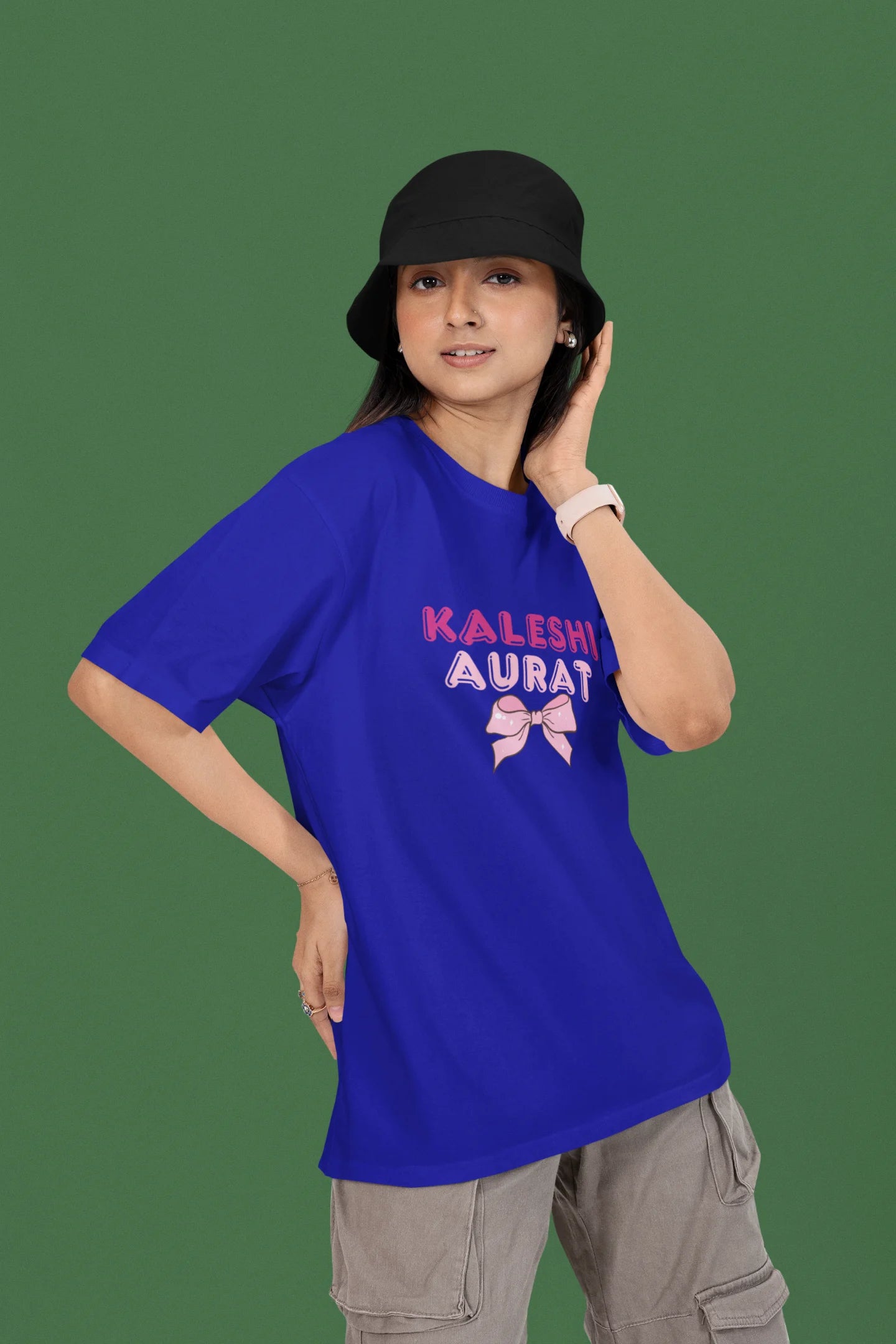 Kaleshi Aurat | Womaniya | Dropped Sleeve Unisex Tee