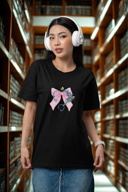 Stethoscope | Medico | Dropped Sleeve Unisex Tee