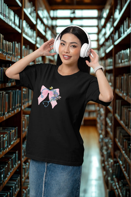Stethoscope | Medico | Dropped Sleeve Unisex Tee