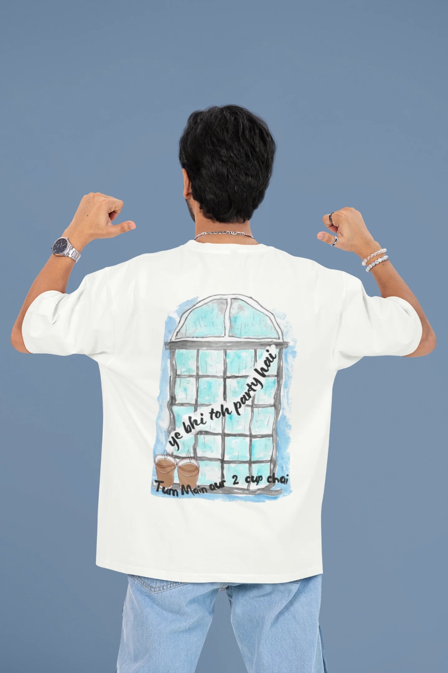 Do Cup Chai | Filmy | Dropped Sleeve Unisex Tee