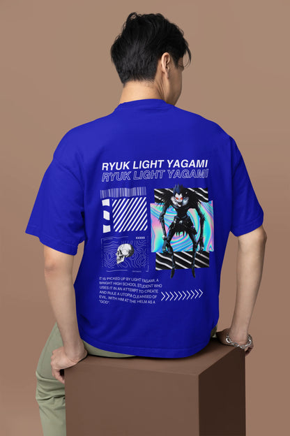Ryuk Light Yagami | Techno Rave | Dropped Sleeve Unisex T-Shirt