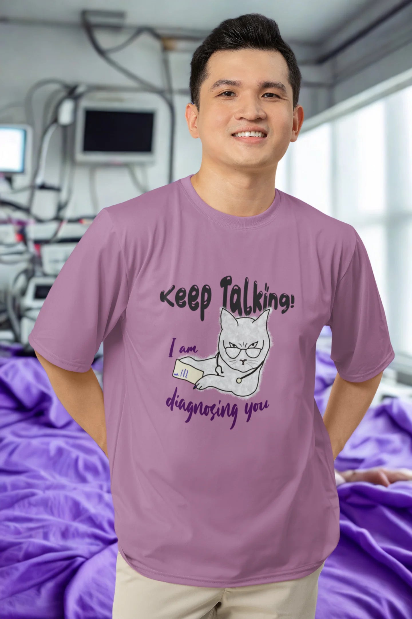 I Am Diagnosing You | Medico | Dropped Sleeve Unisex Tee