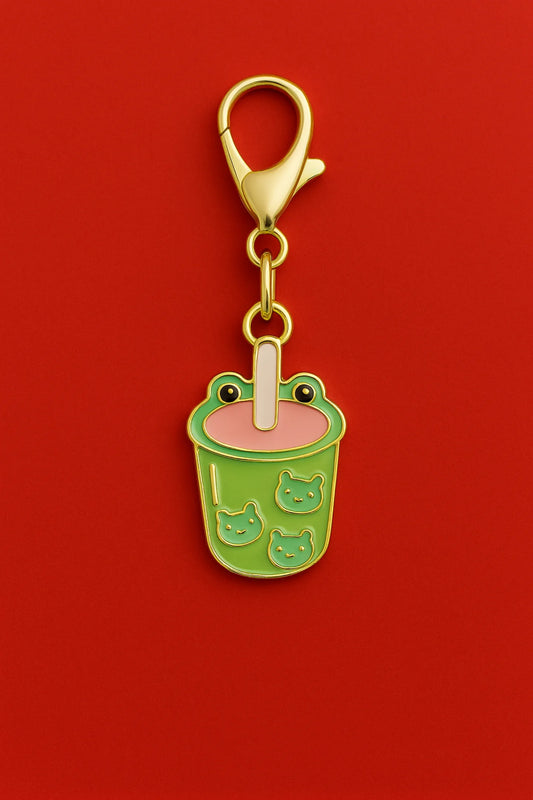 Frog Boba Tea | Keychain