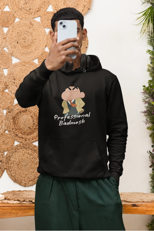 Professional Badmosh | Shinchan | Premium Unisex Winter Hoodie